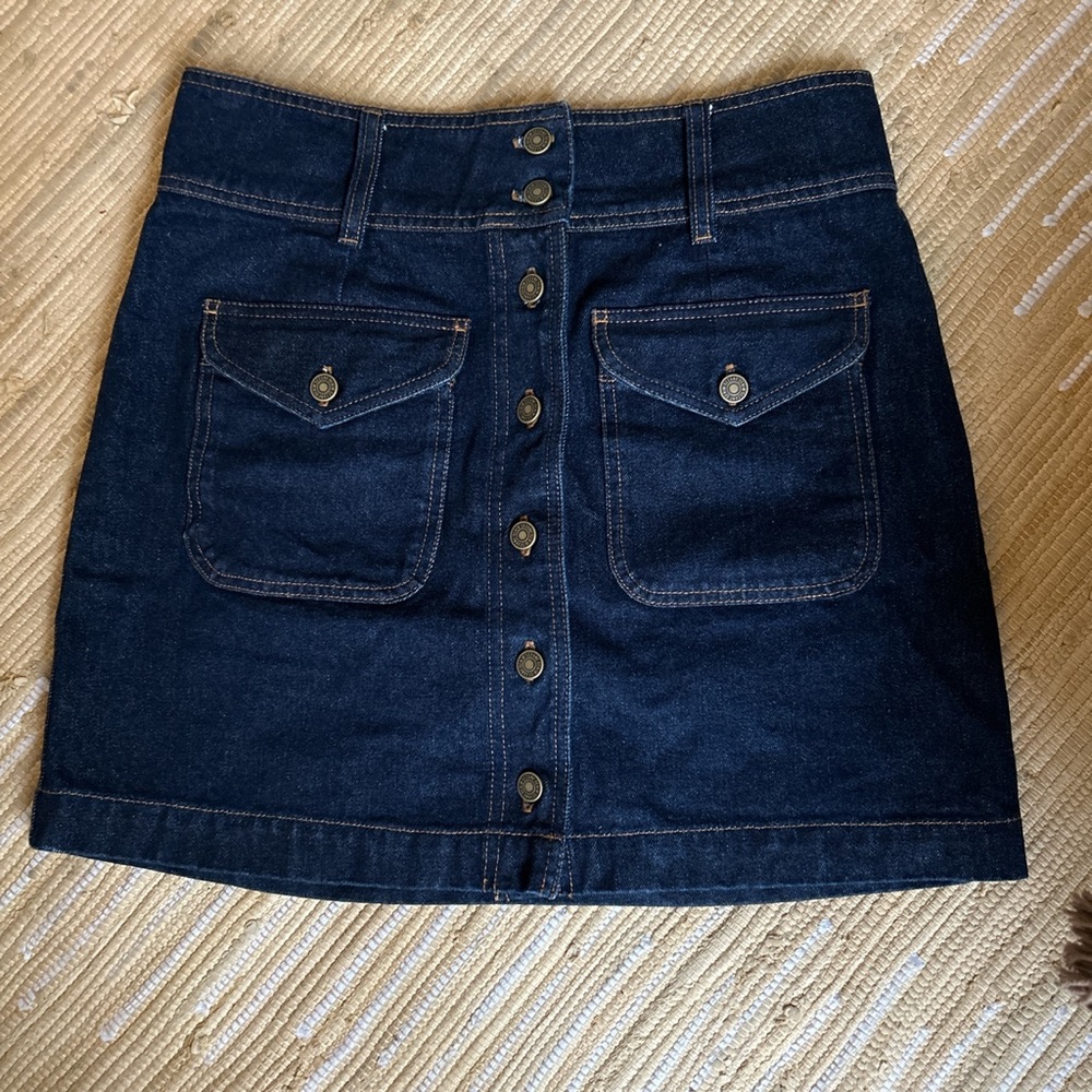 Sézane denim skirt